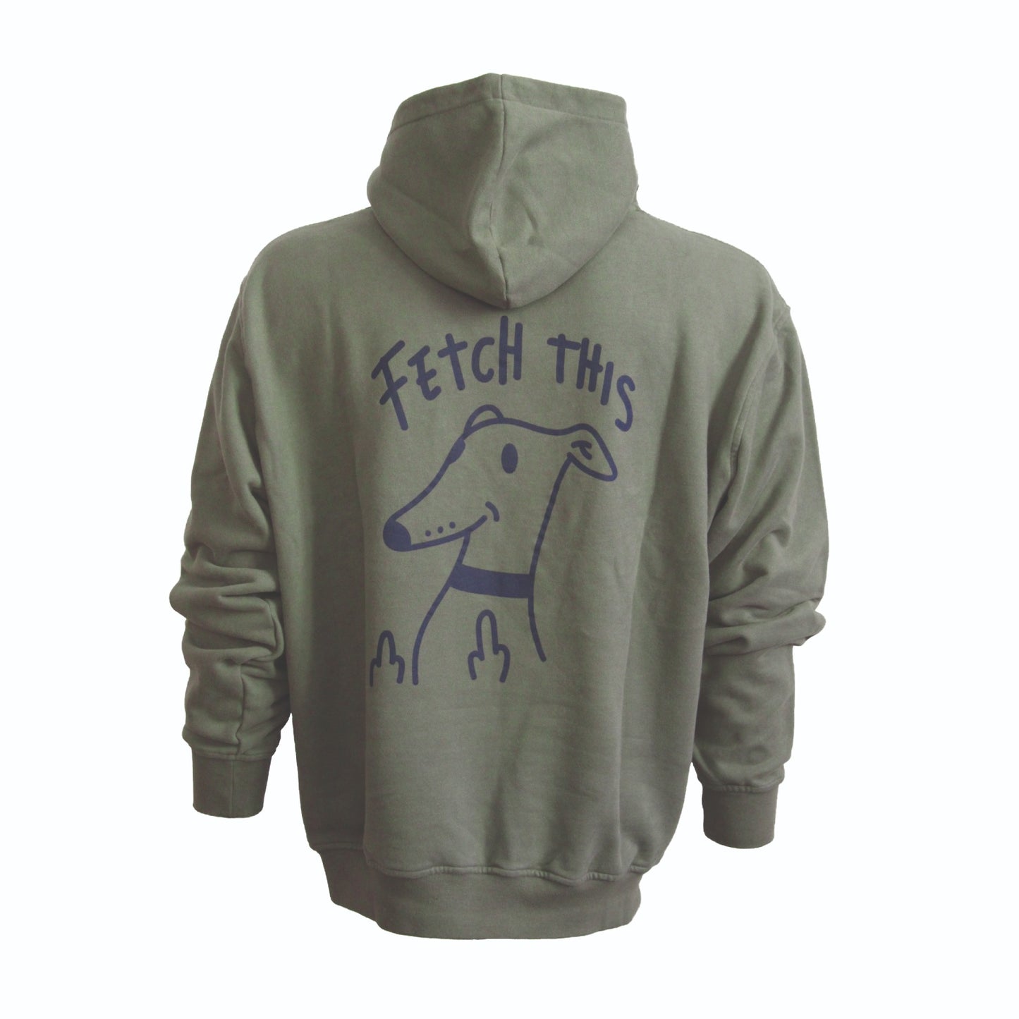 SUDADERA GALGO BLANCO